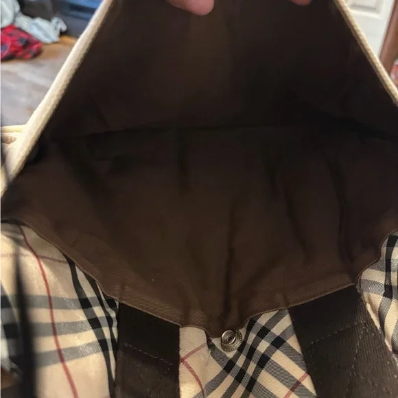 Burberry blue label Tote Bag with Signature Design with COA dust bag - Picture 14 of 17